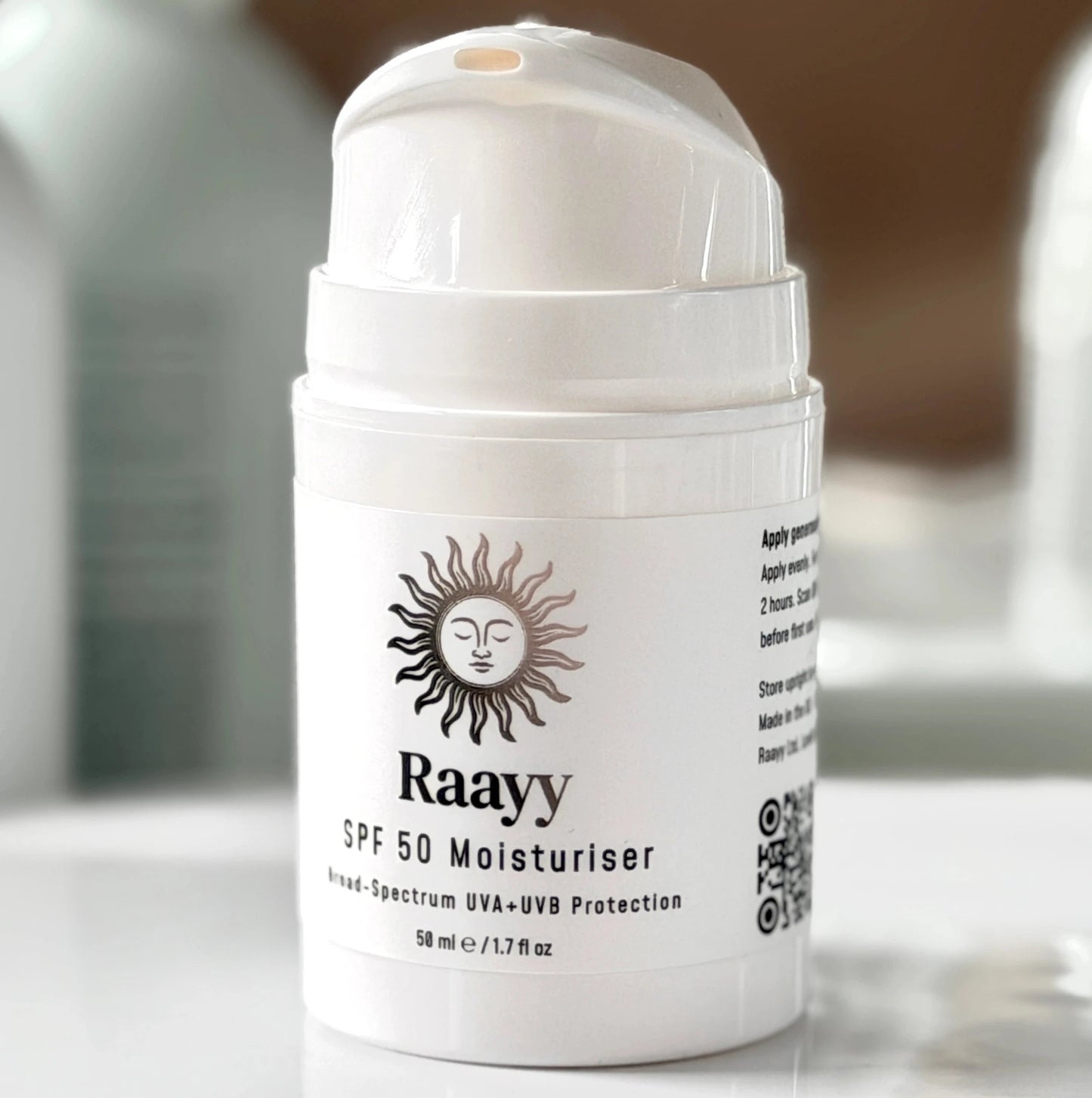 Raayy SPF50 Daily-Defence Moisturiser (50ml)