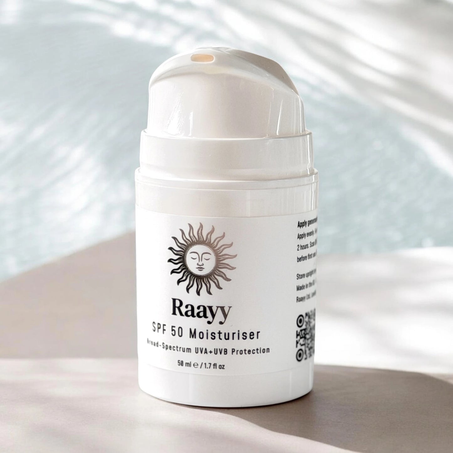 Raayy SPF50 Daily-Defence Moisturiser (50ml)